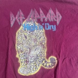 DEF LEPPARD “high n dry” album tee!